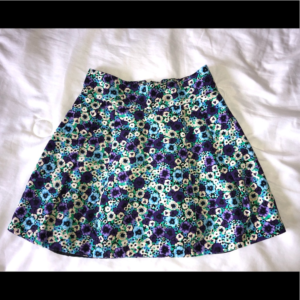 H&M Floral Mini Skirt